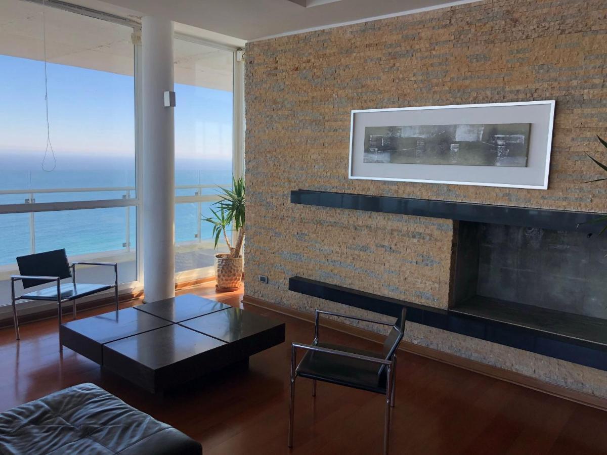 Hermoso Departamento Con Insuperable Vista Al Mar Vina del Mar Exterior photo